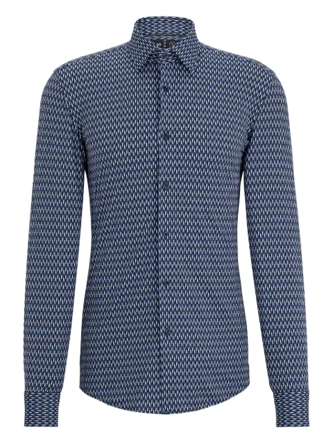 BOSS Camisa com estampa geométrica