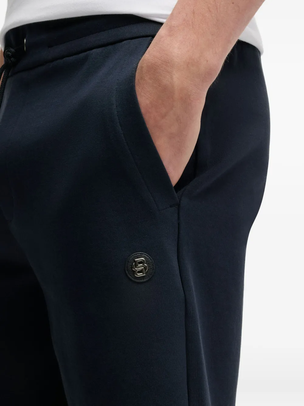 BOSS Shorts met trekkoord Blauw