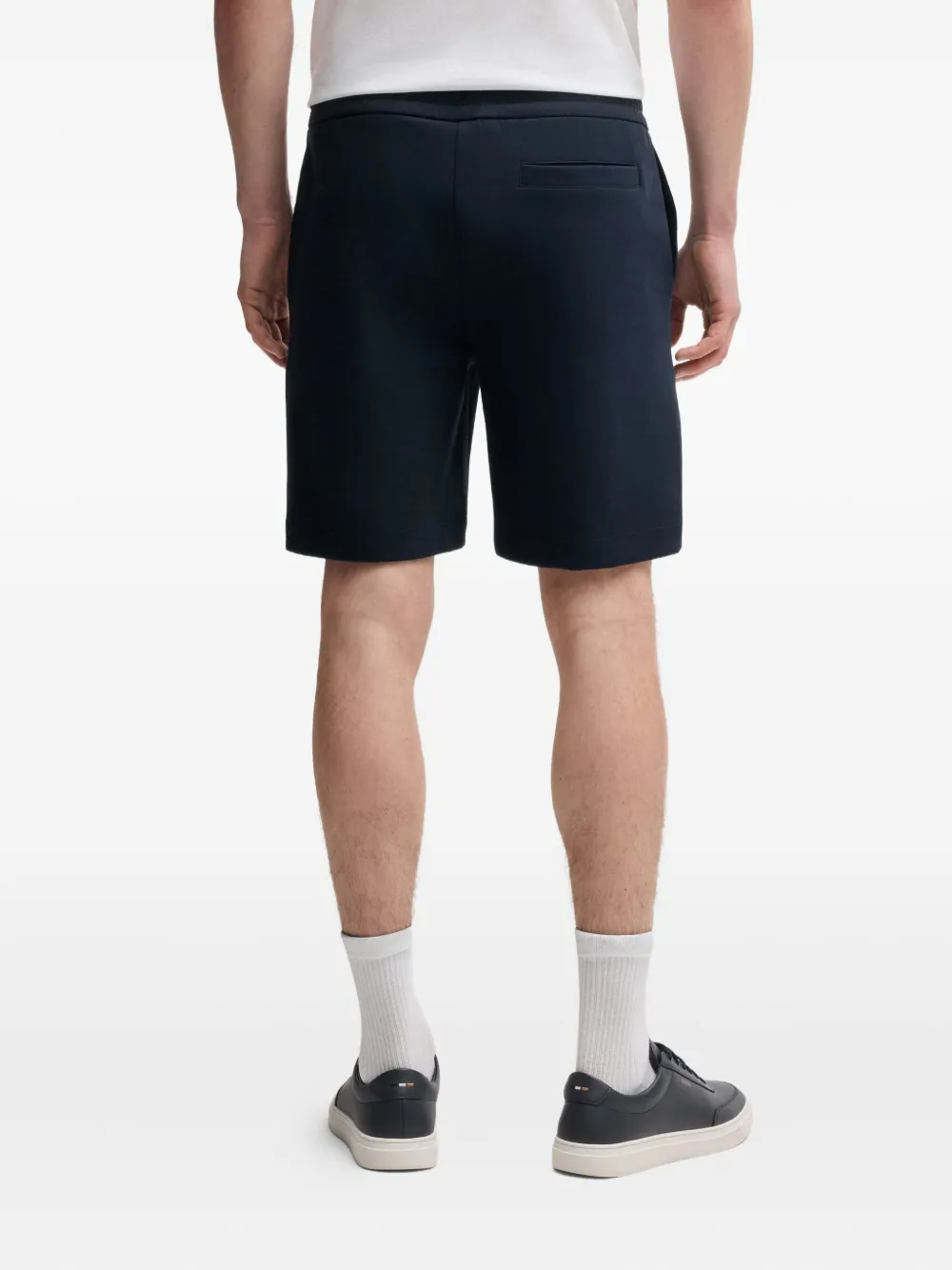 BOSS Shorts met trekkoord Blauw