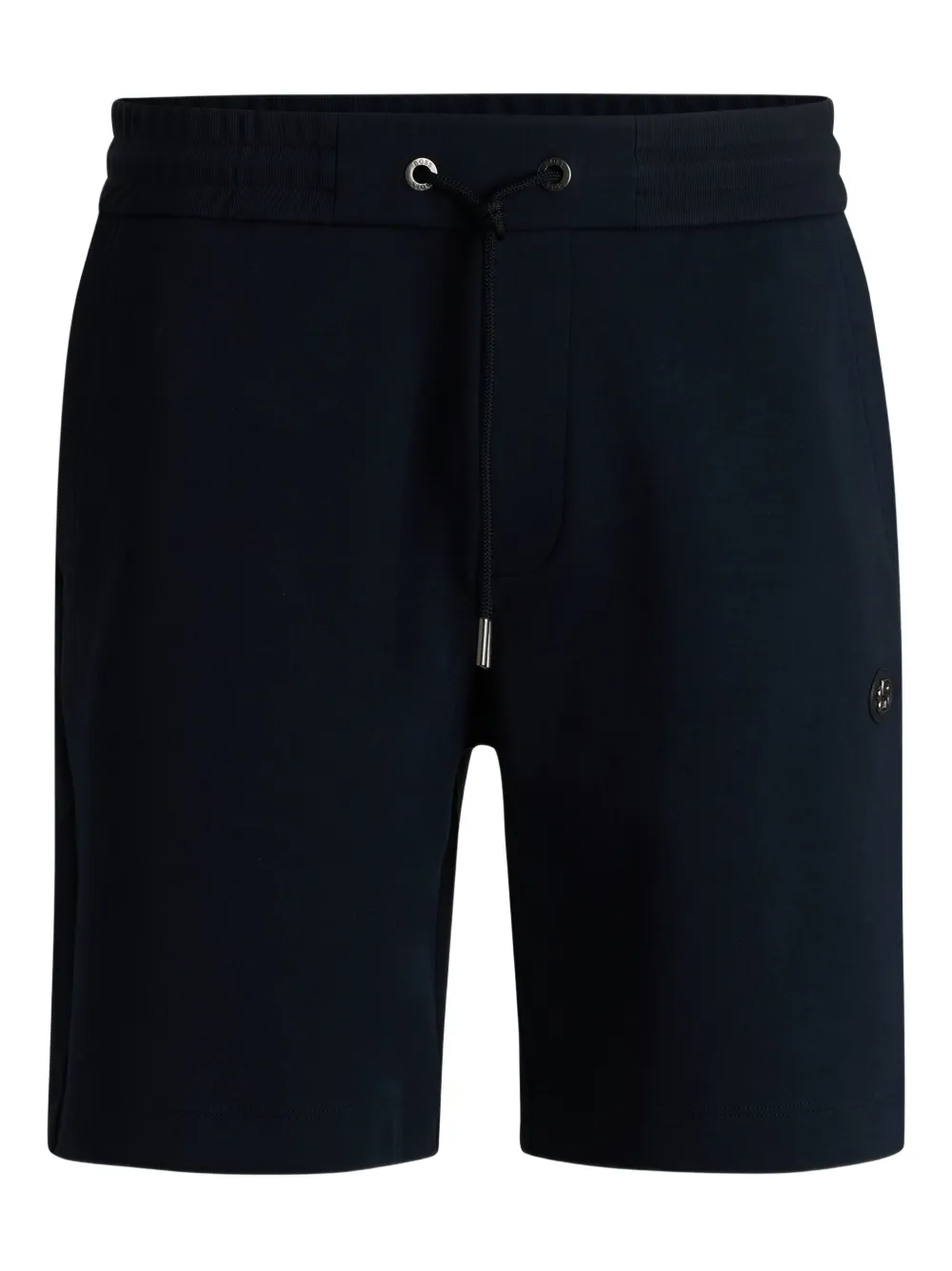 BOSS drawstring logo-patch shorts | Blue | Image 1