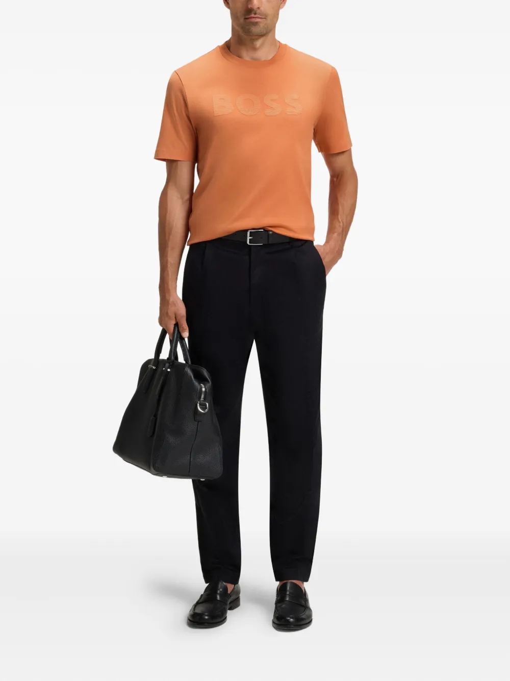 BOSS logo-embossed T-shirt | T-Shirts | Image 2