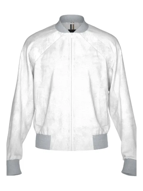 BOSS Jaqueta bomber mangas longas de camurça