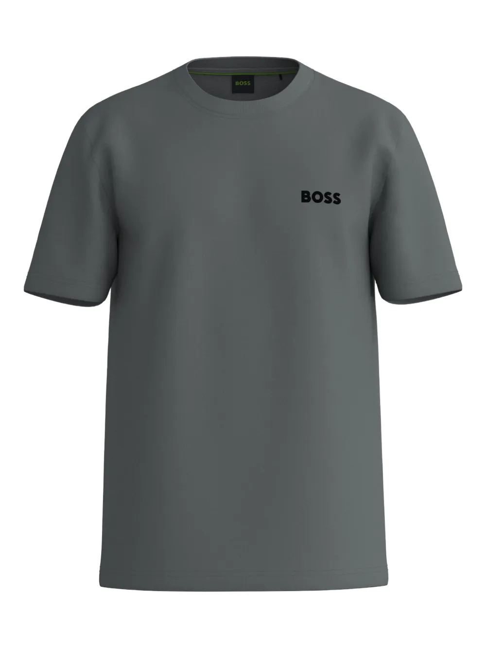 BOSS Camiseta de algodão com logo | Cinza | Image 1