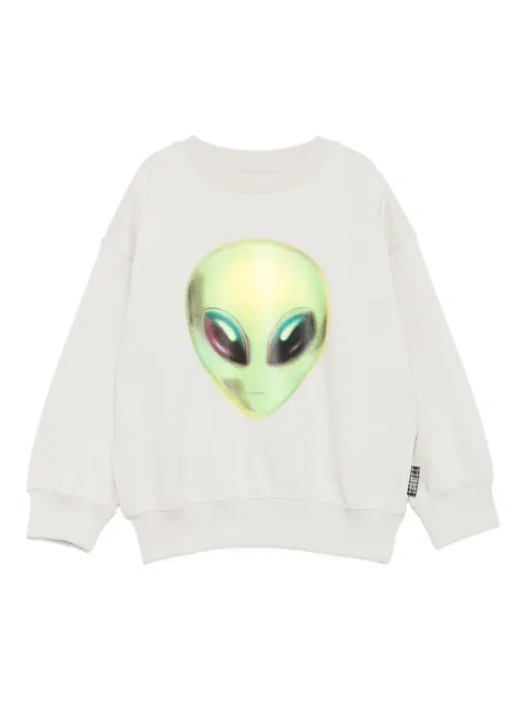 Molo alien-face sweatshirt