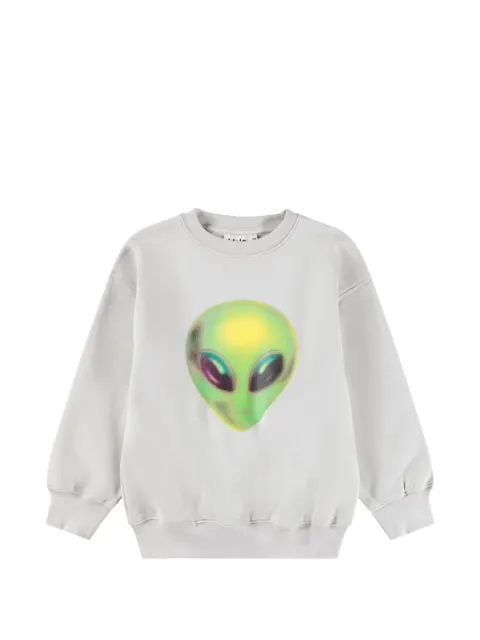 Molo Mar alien-face sweatshirt