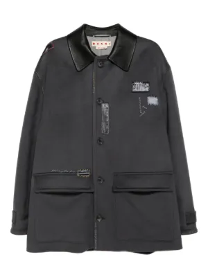 Sacai ダッフルコート | ブルー | FARFETCH JP