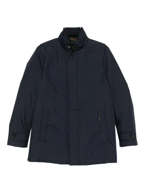 Moorer high-neck buttoned jacket