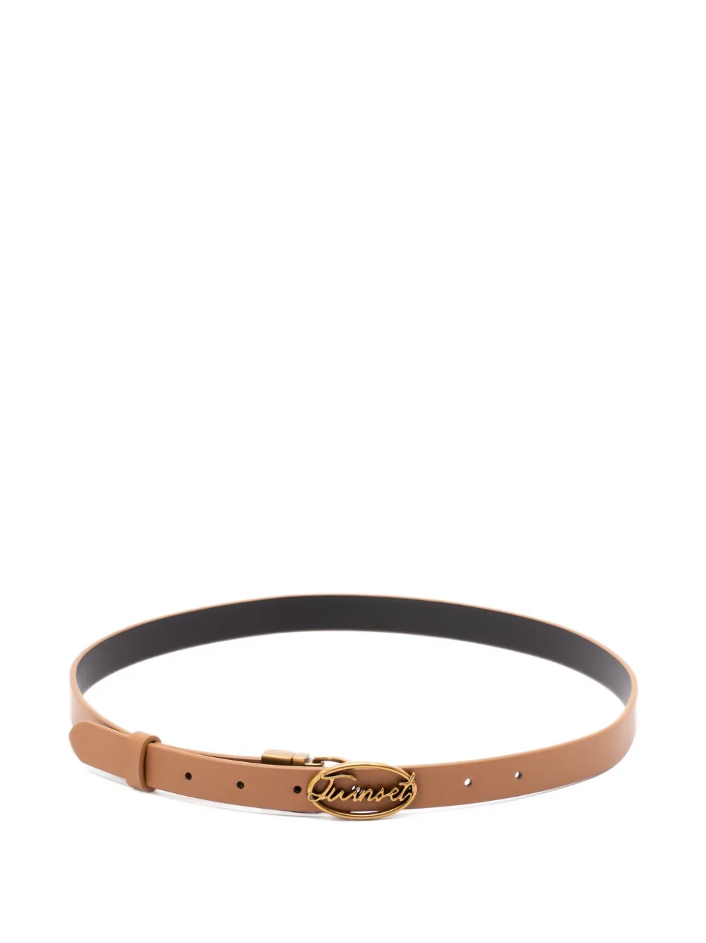 TWINSET logo-plaque belt | Neutrals | Image 1