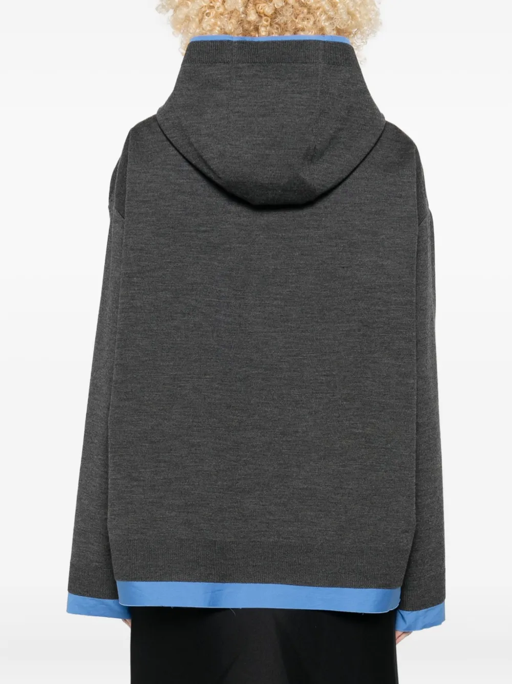 Miu Hoodie met rits Grijs