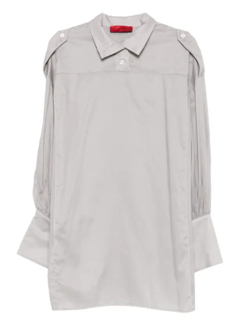 THELATEST cuffed-sleeve classic-collar shirt dress