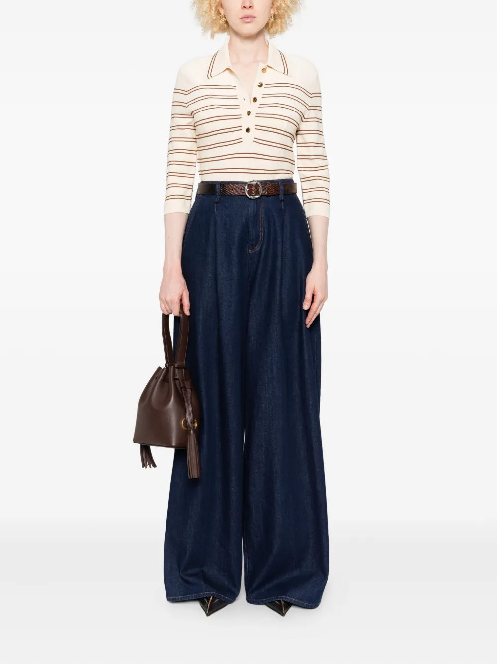 ZIMMERMANN Gestreepte polotop - Beige