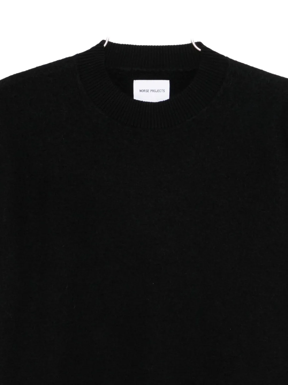 Norse Projects Ribbed-trim Jumper In Black