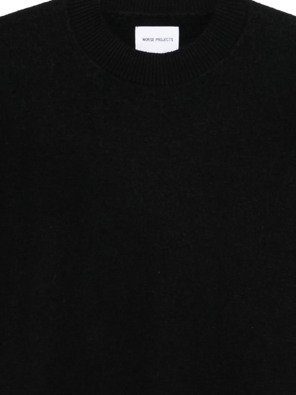 Norse Projects Trui met geribbelde afwerking Blauw