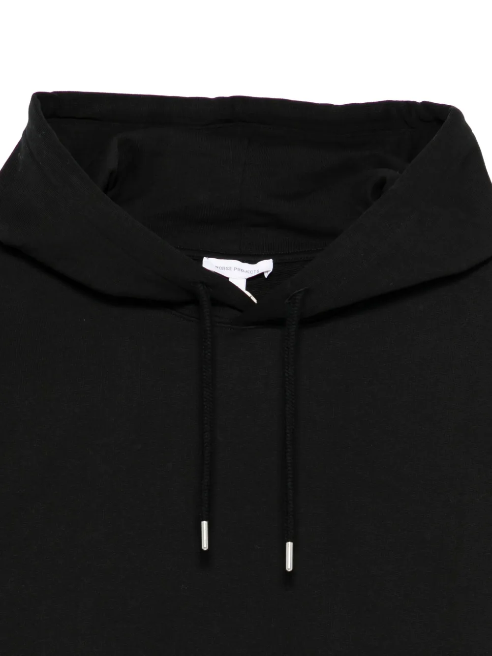 Norse Projects Hoodie van biologisch katoen Zwart