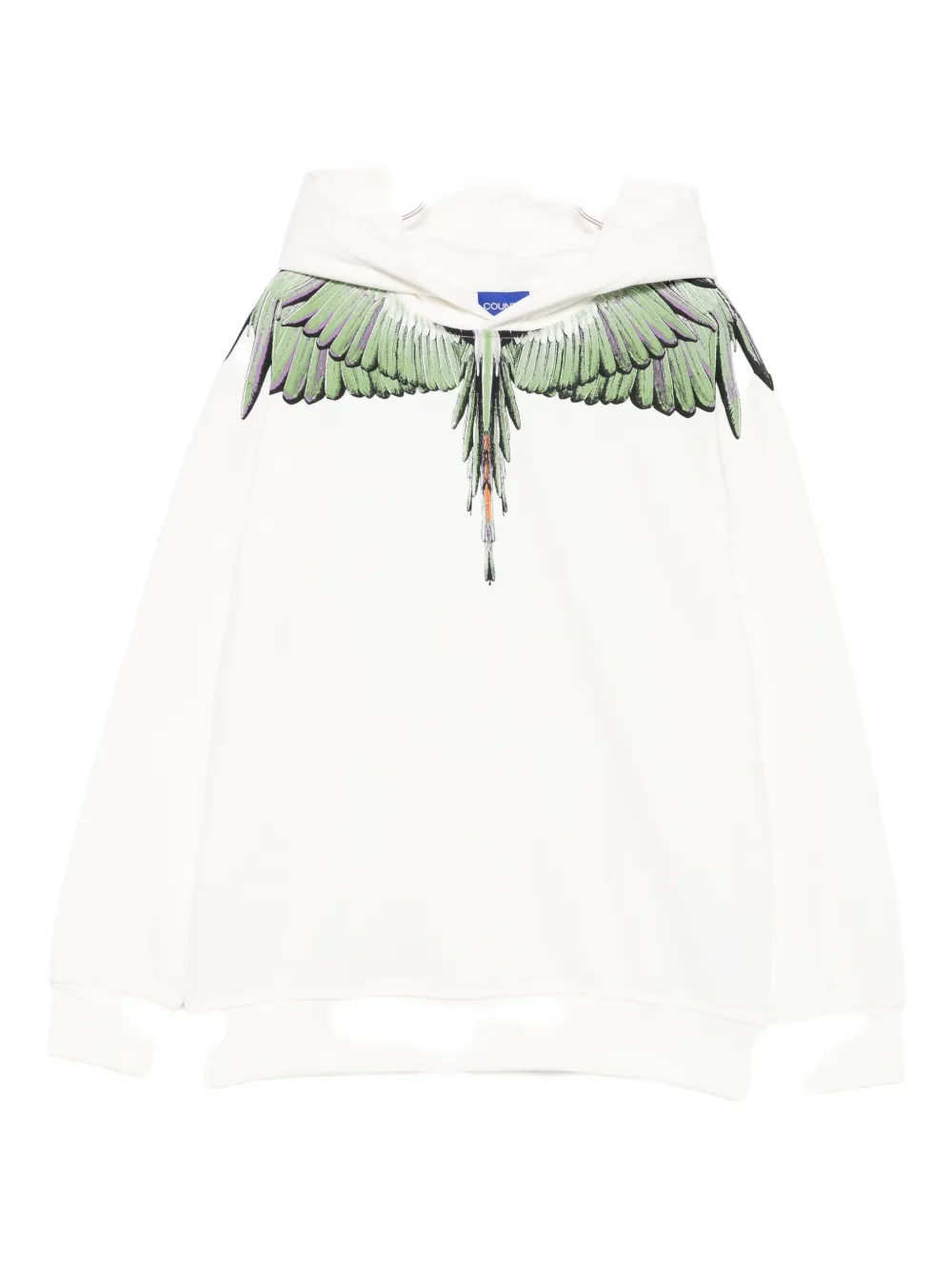 Marcelo Burlon County Of Milan Kids wing-print hoodie | White | Image 1