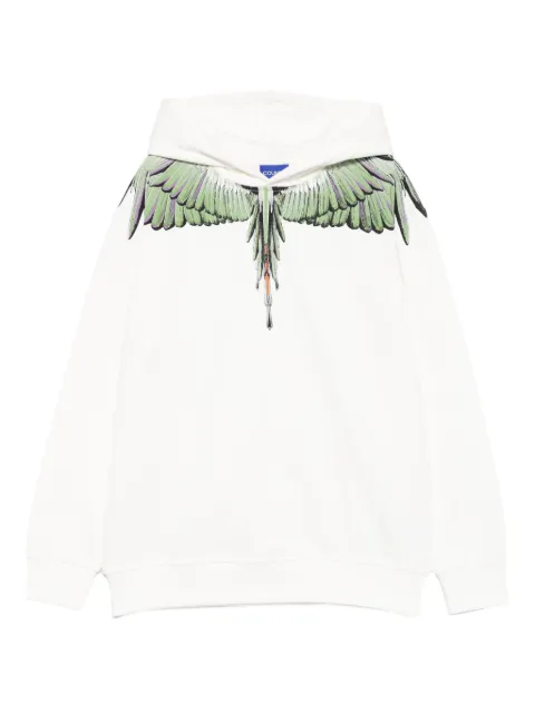 COUNTY OF MILAN KIDS wing-print hoodie