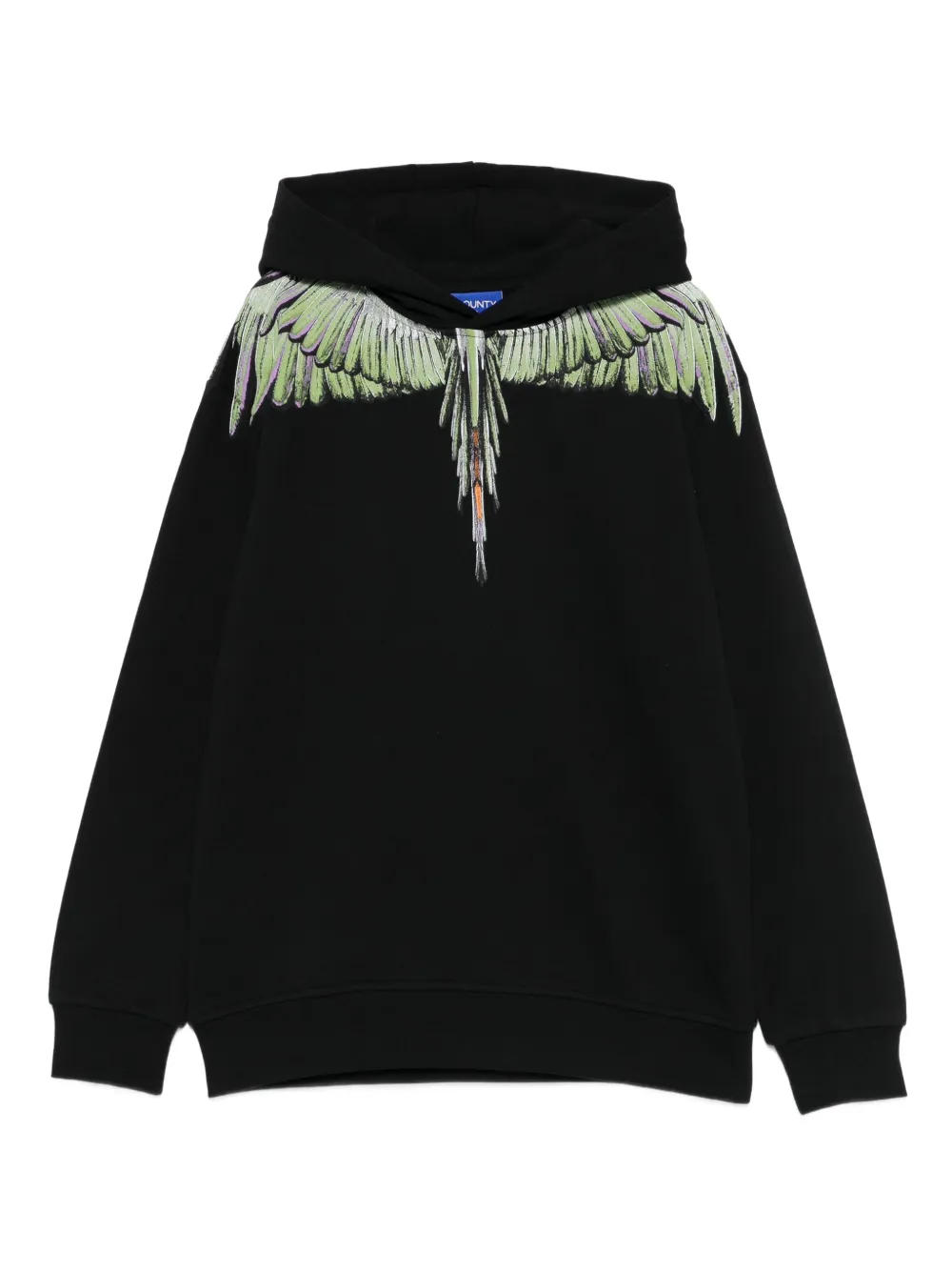 Marcelo Burlon County Of Milan Kids wing-print hoodie | Black | Image 1