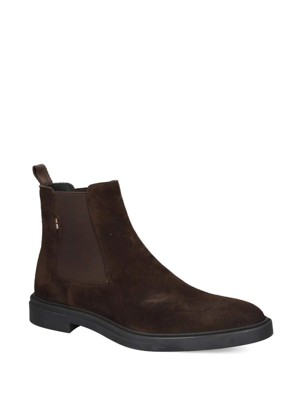 BOSS Calev elastic-panel suede boots Brown