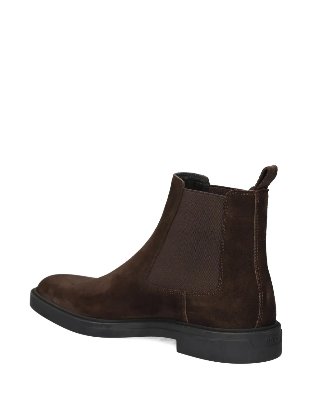 BOSS Calev elastic-panel suede boots Brown