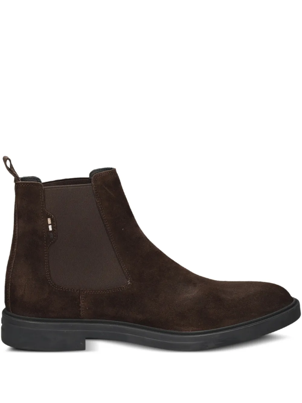 BOSS Calev elastic-panel suede boots | Brown | Image 1