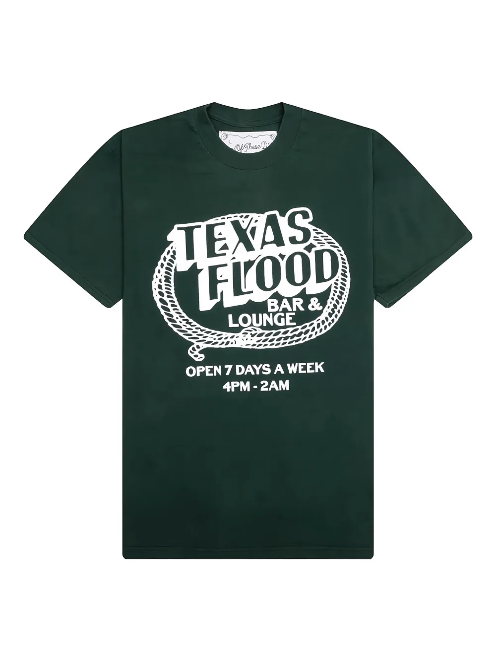 One Of These Days Texas Flood T-shirt In Gray