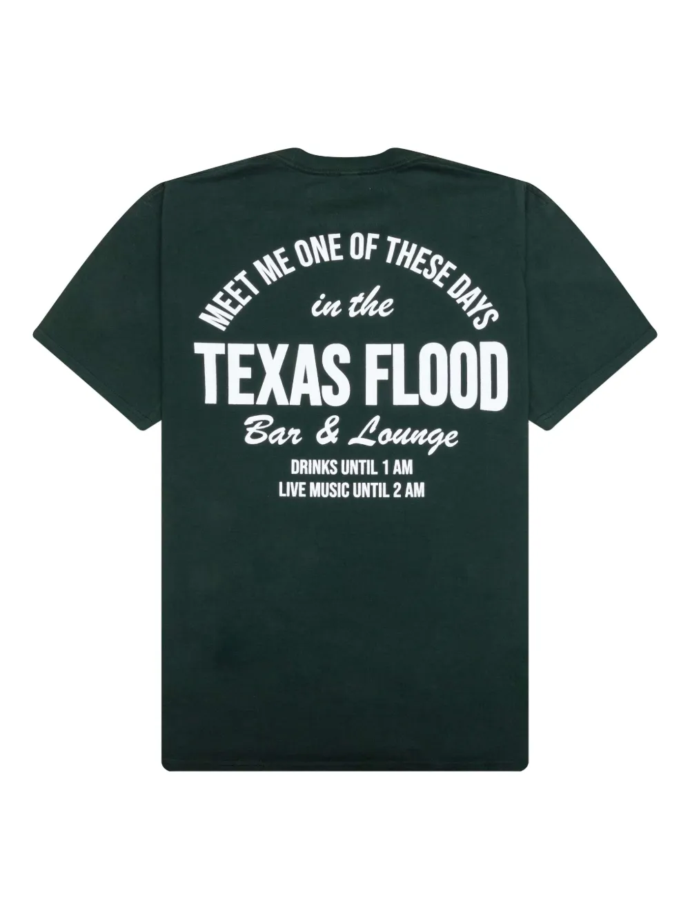 One Of These Days Texas Flood T-shirt - Groen