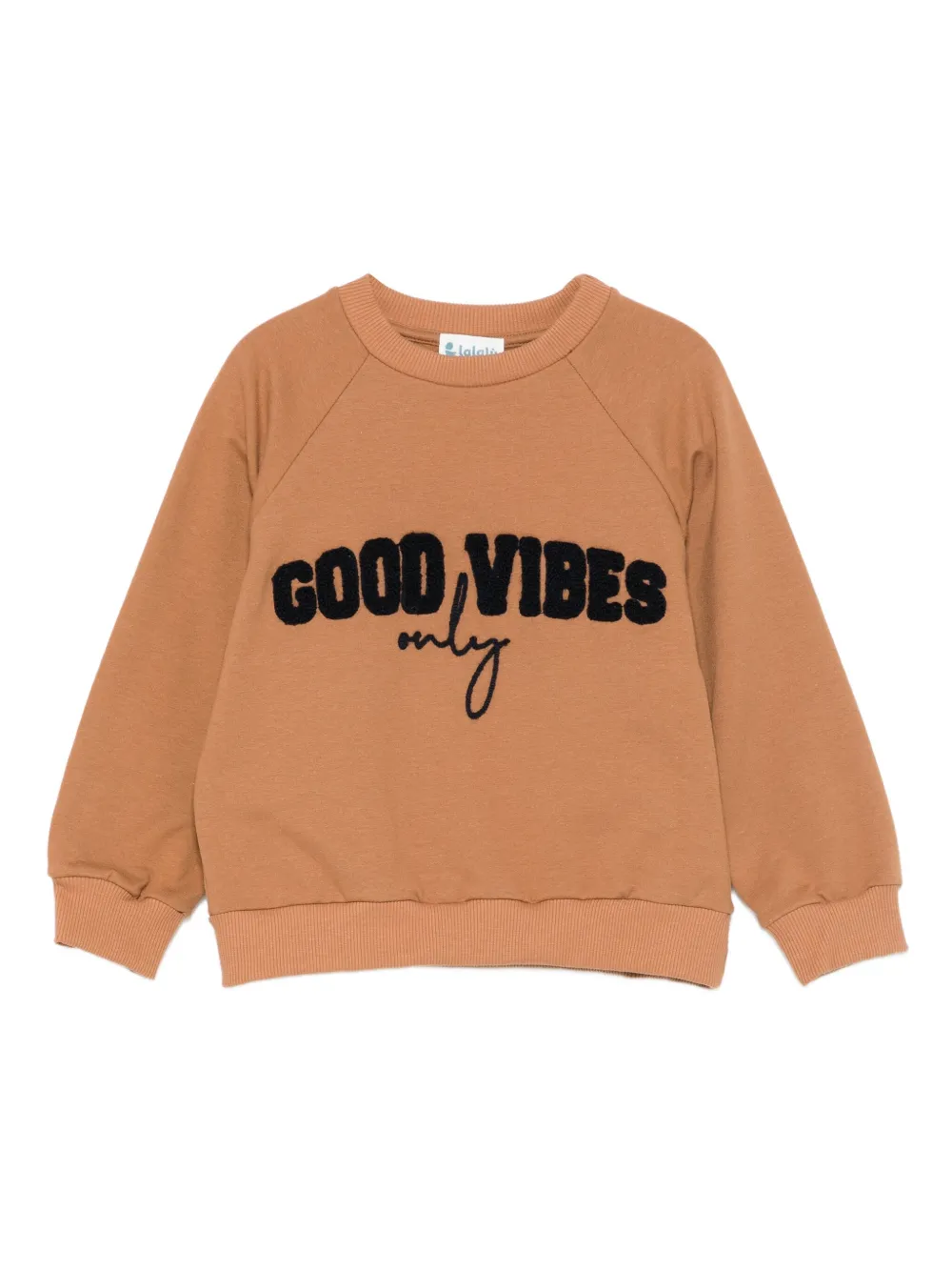 LALALU sudadera Good Vibes | marrón | Image 1