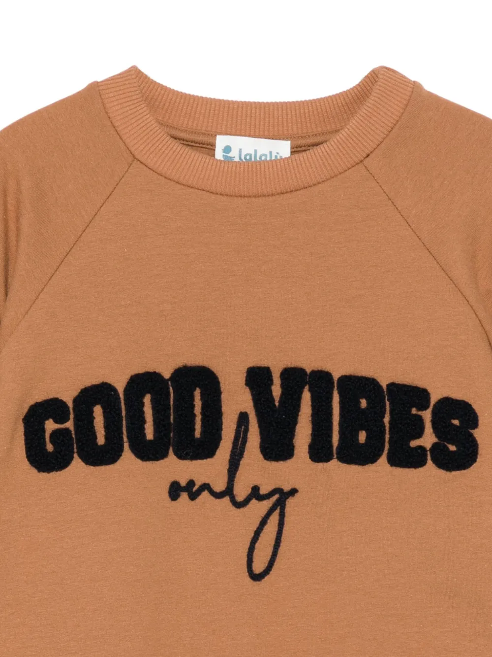 LALALU Good Vibes sweater Bruin