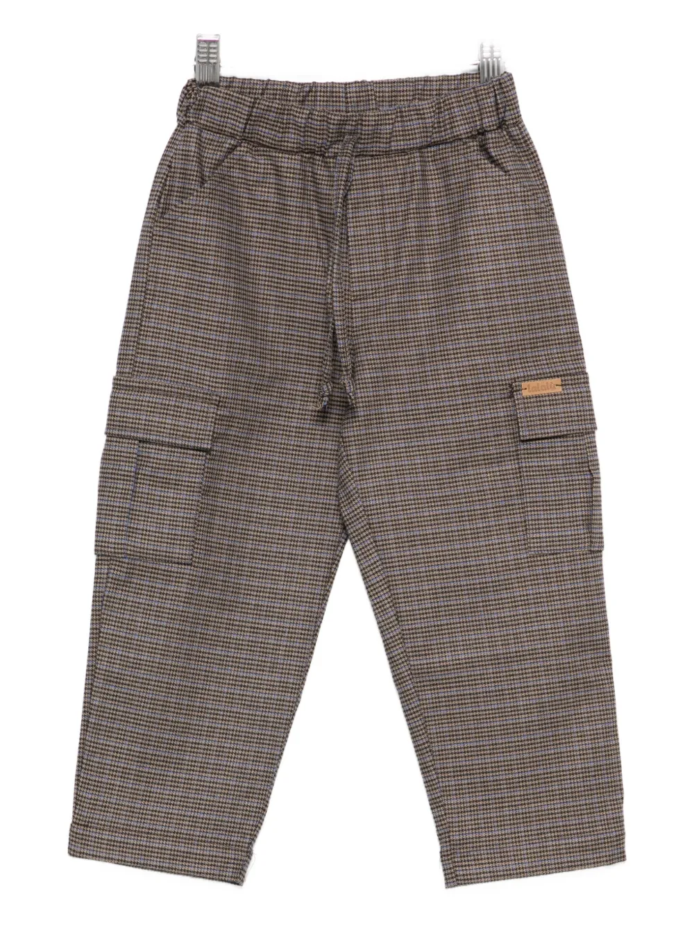LALALU checked cargo trousers | Brown | Image 1