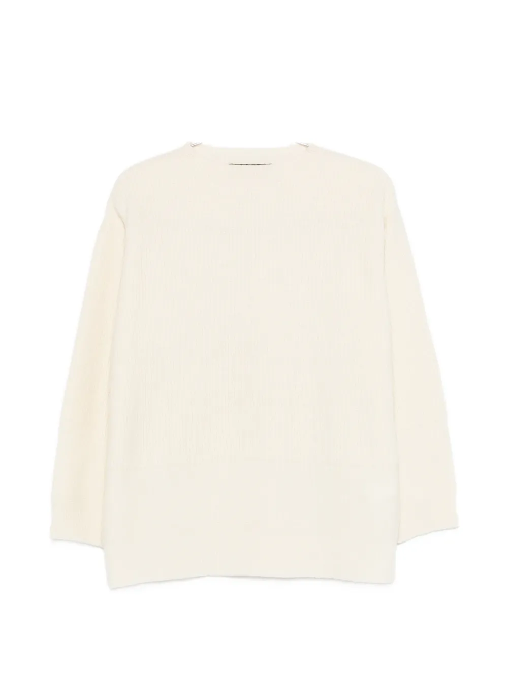 nicholson & nicholson long-sleeve ribbed sweater - Toni neutri