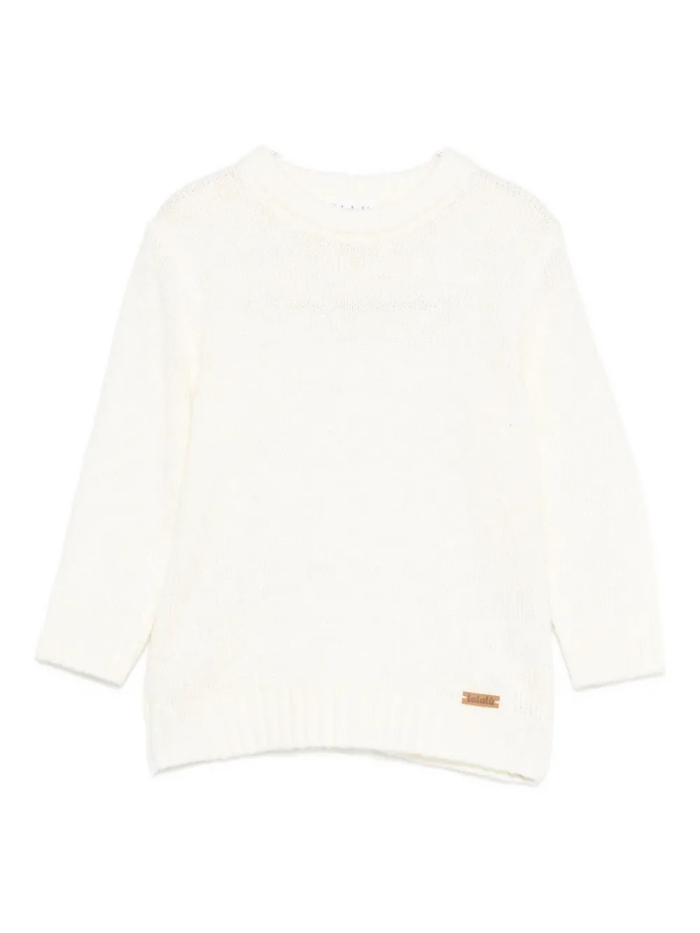 LALALU round-neck sweater | أبيض | Image 1