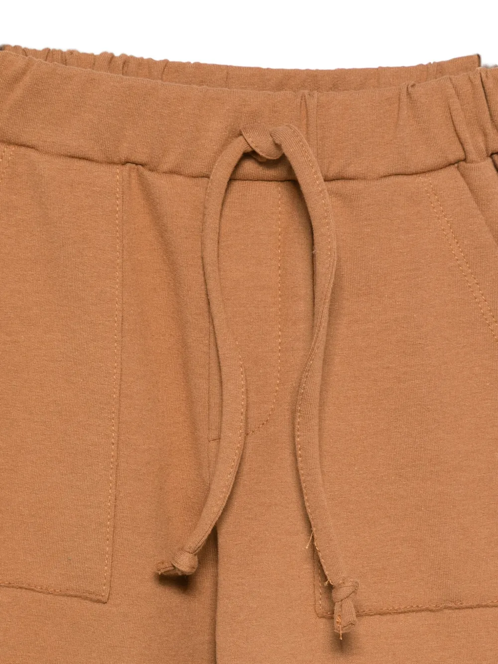 Lalalù Elasticated-waistband Trousers In Brown