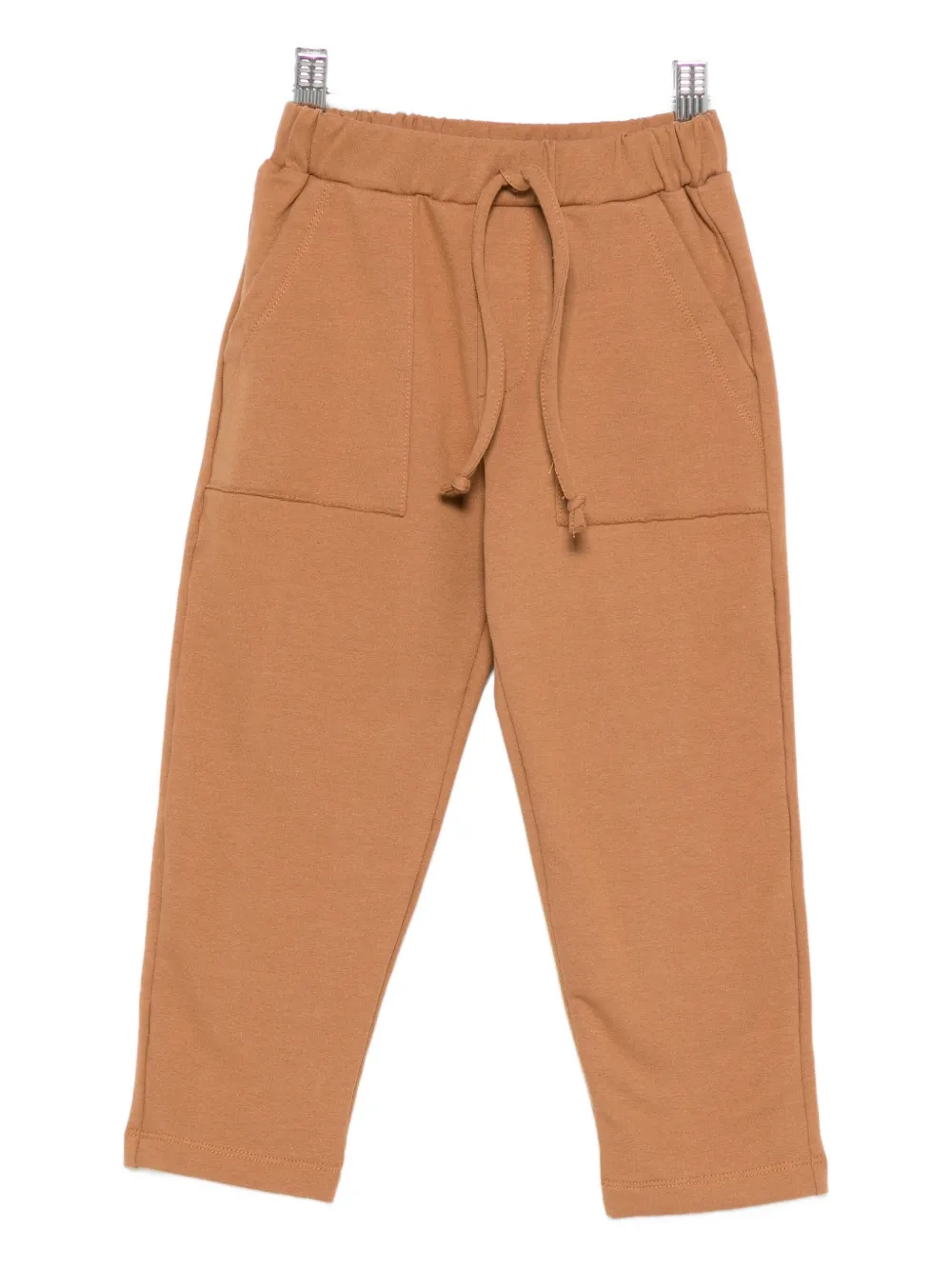 Lalalù Elasticated-waistband Trousers In Brown