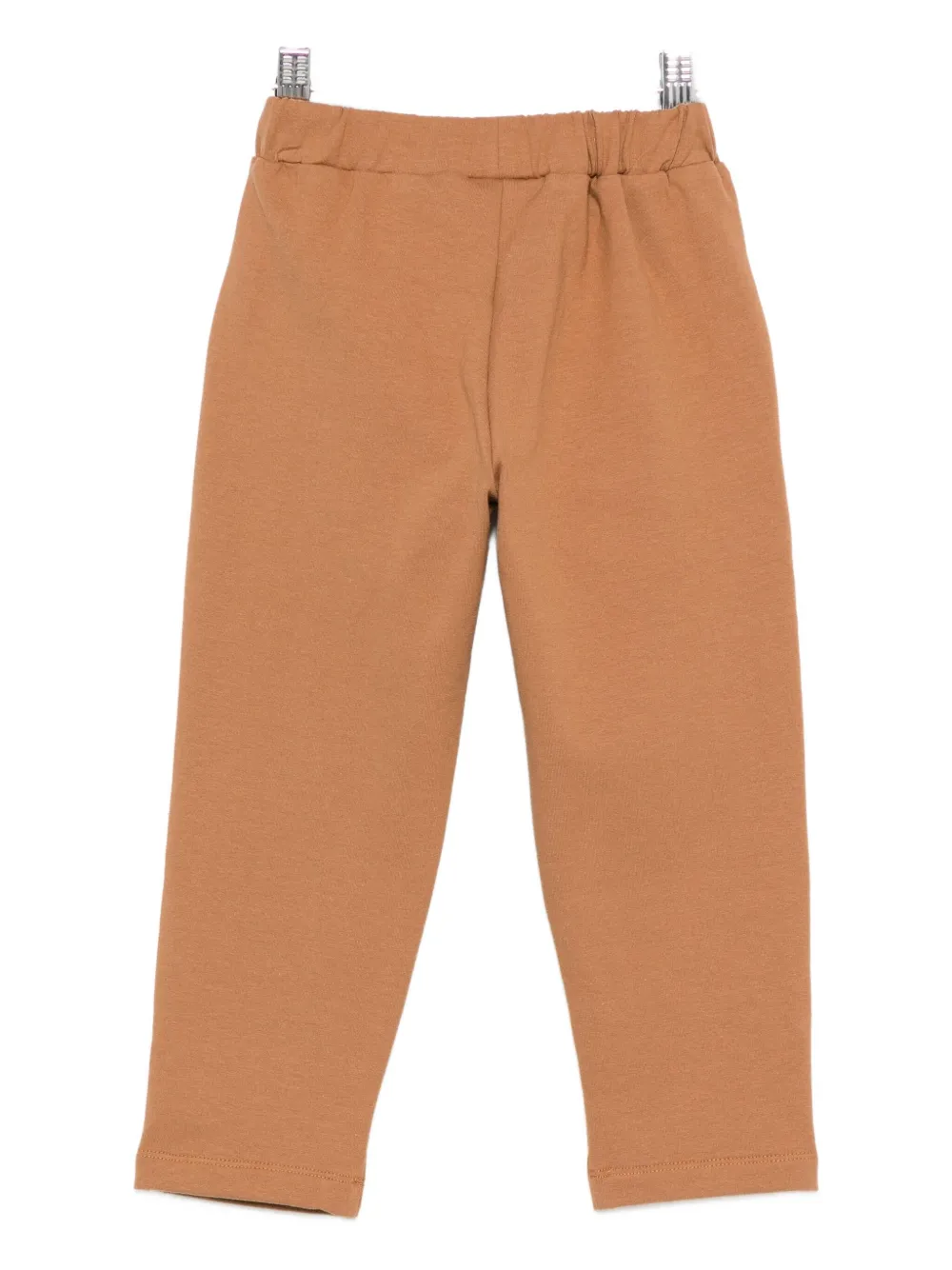 Lalalù Elasticated-waistband Trousers In Brown