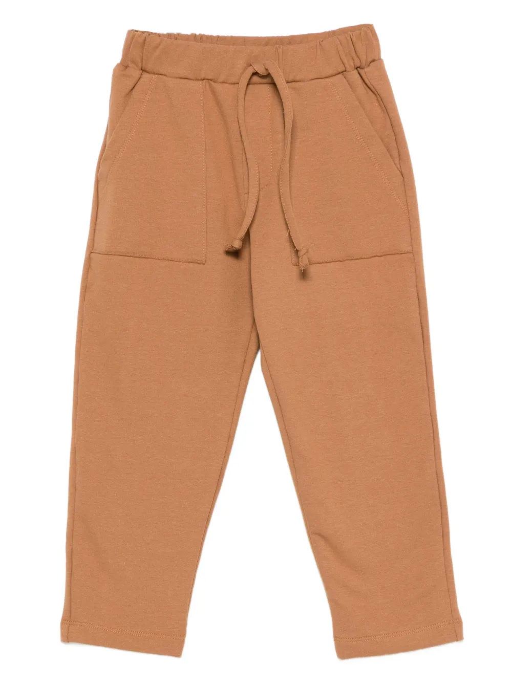 LALALU elasticated-waistband trousers | Brown | Image 1