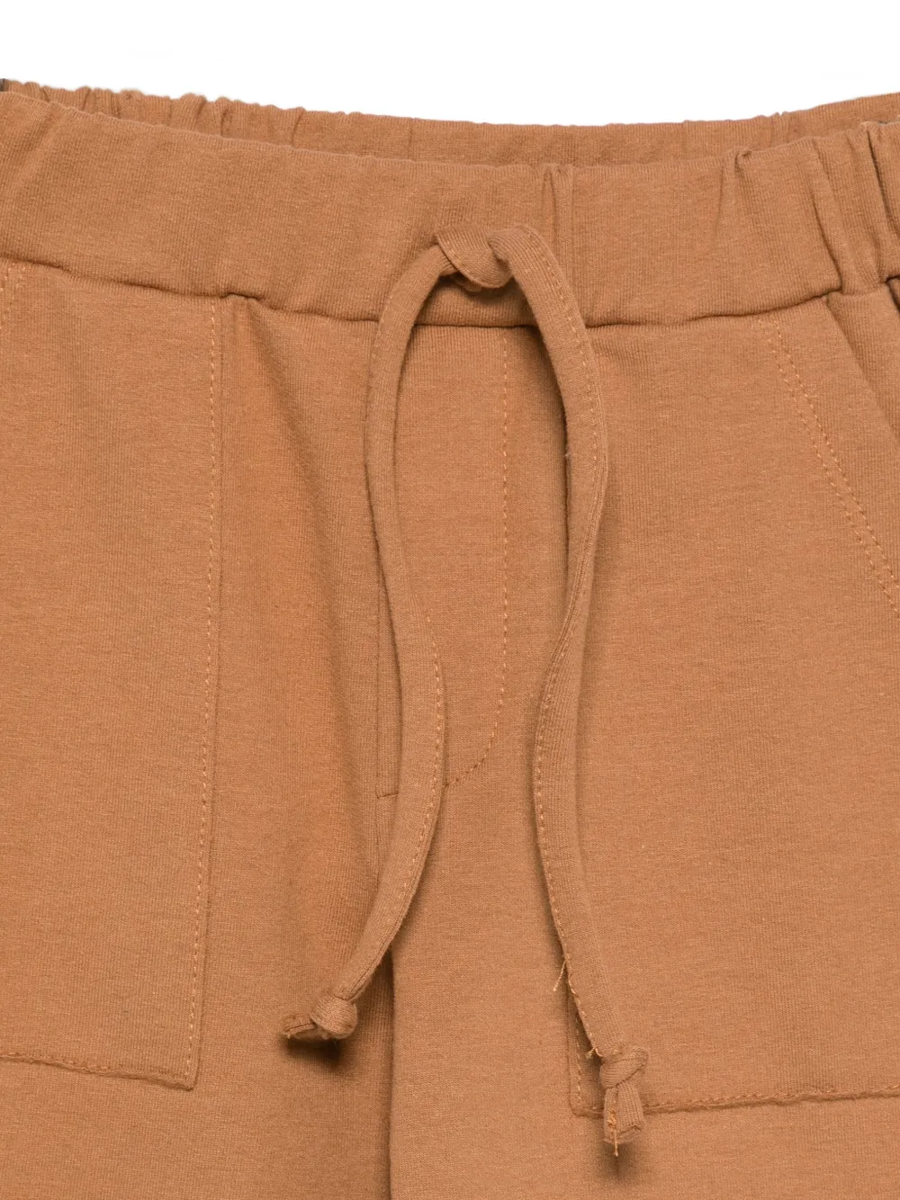 LALALU Broek met elastische tailleband Bruin