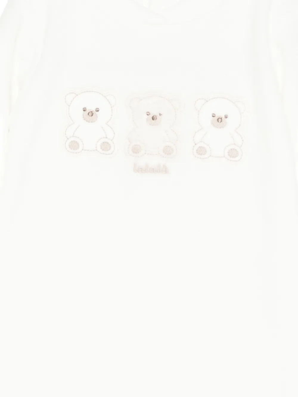 LALALU Romper met borduurwerk Wit