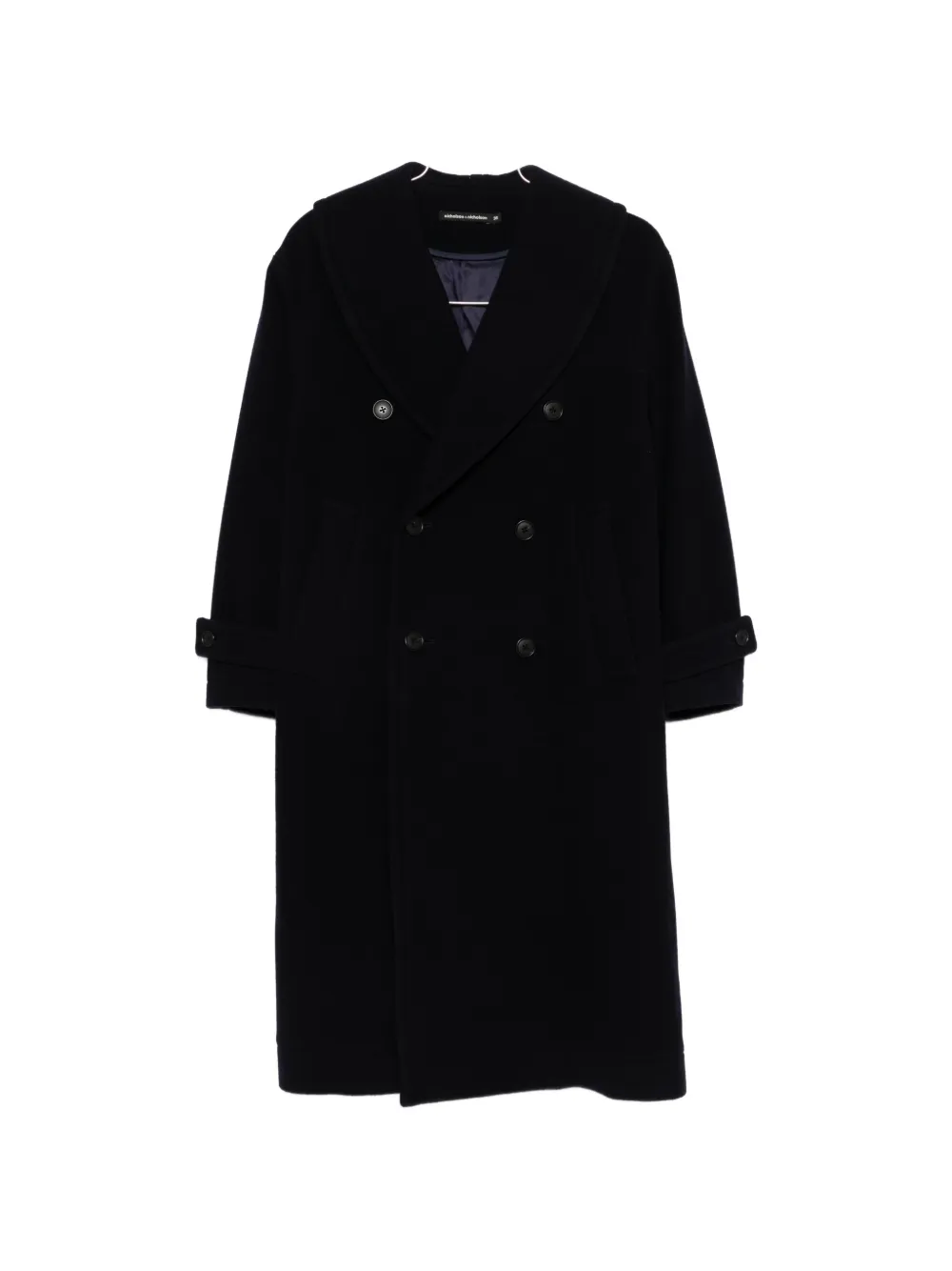 nicholson & nicholson Morris double-breasted coat - Blu