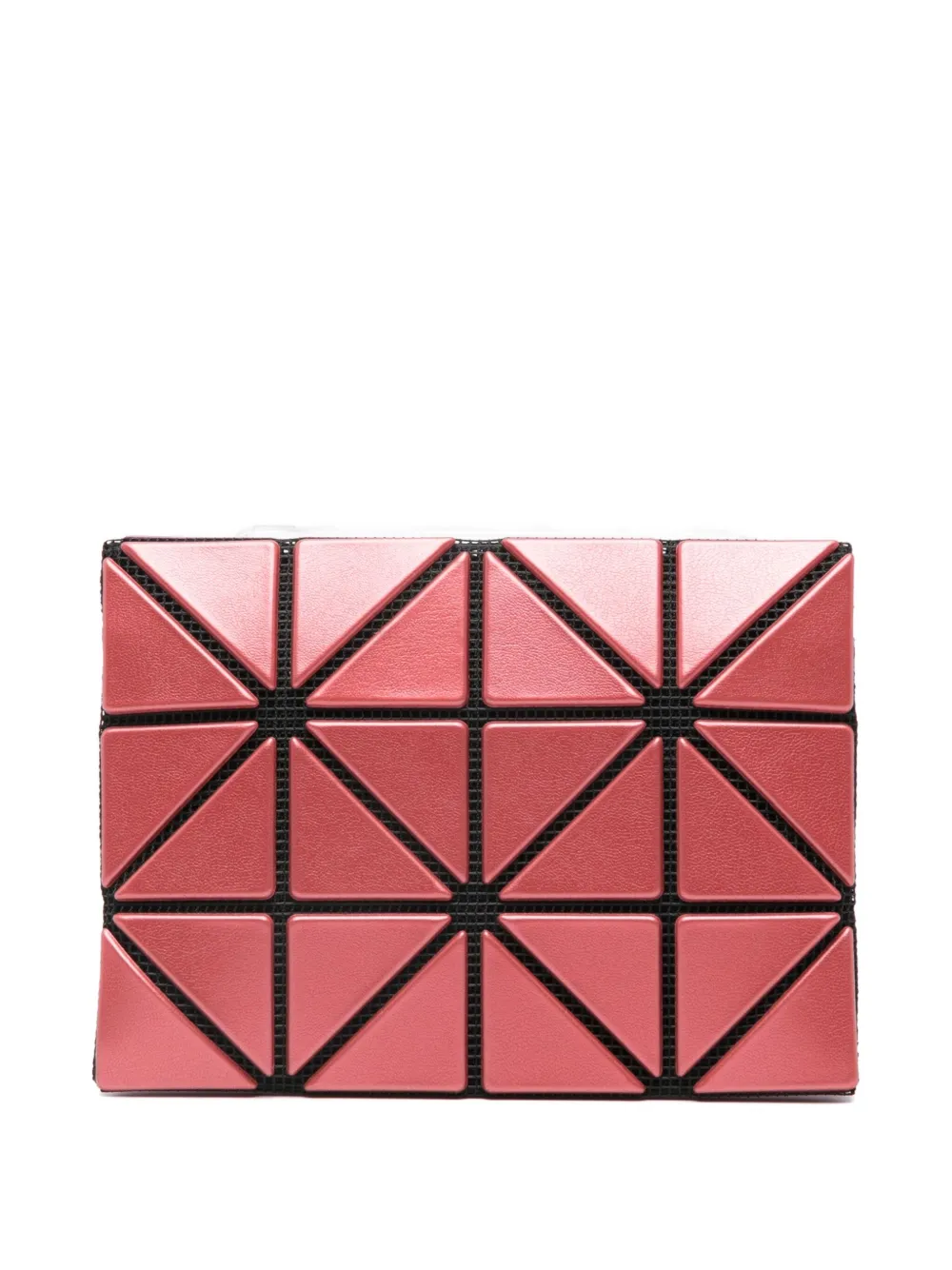 Bao Bao Issey Miyake geometric-pattern wallet - Roze