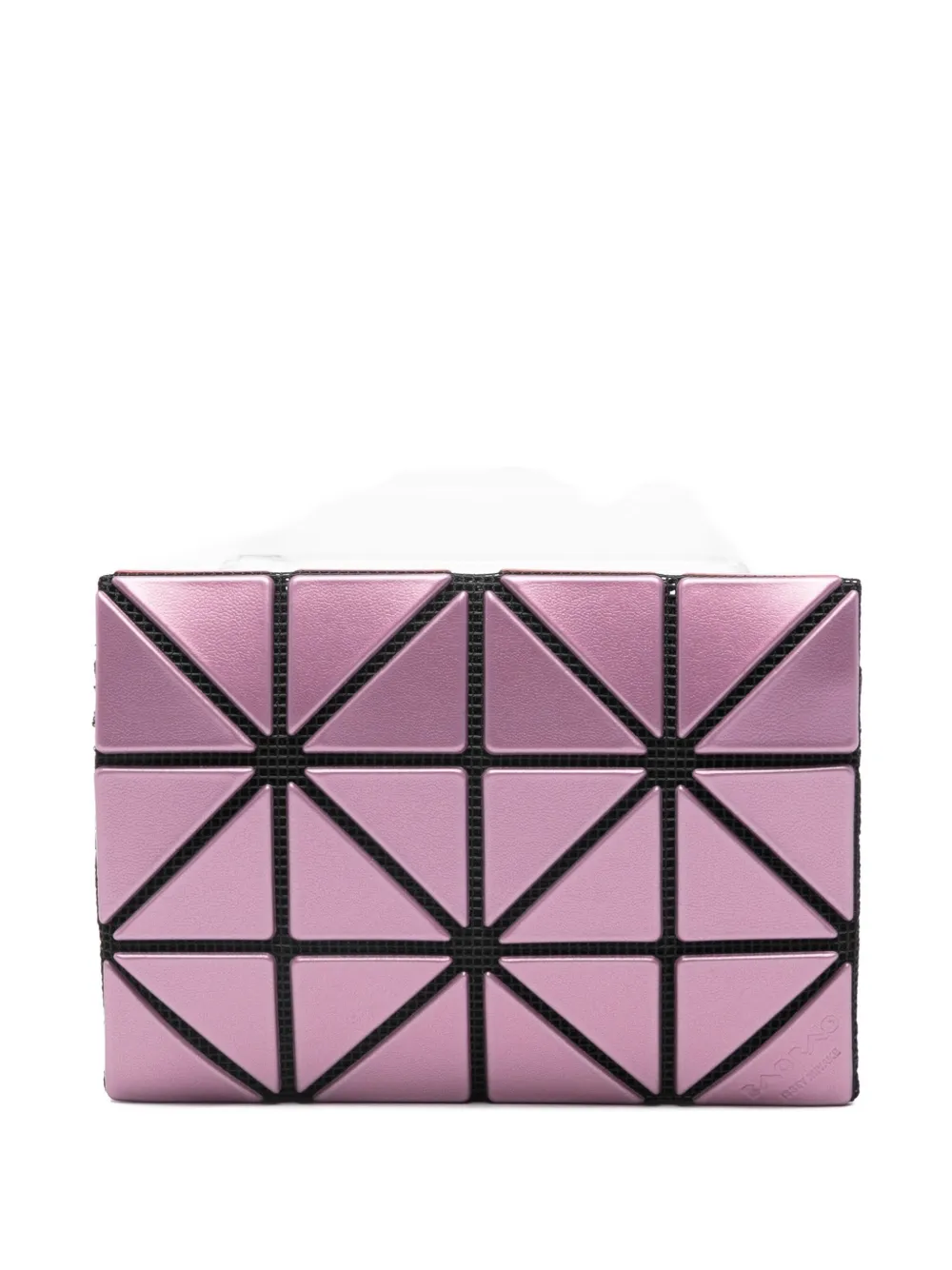 Bao Bao Issey Miyake Geometric-pattern Wallet In Pink