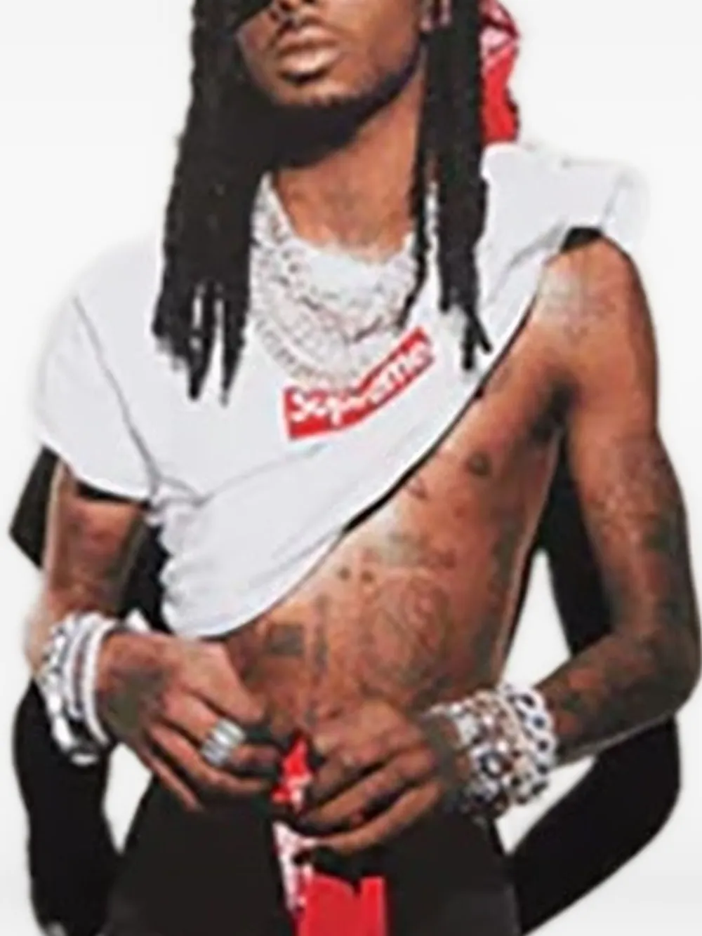 Supreme Stadium Playboi Carti Red T-shirt - Rood