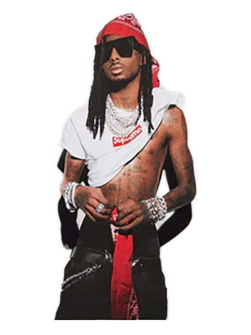 Supreme Stadium Playboi Carti "white" T-shirt In White
