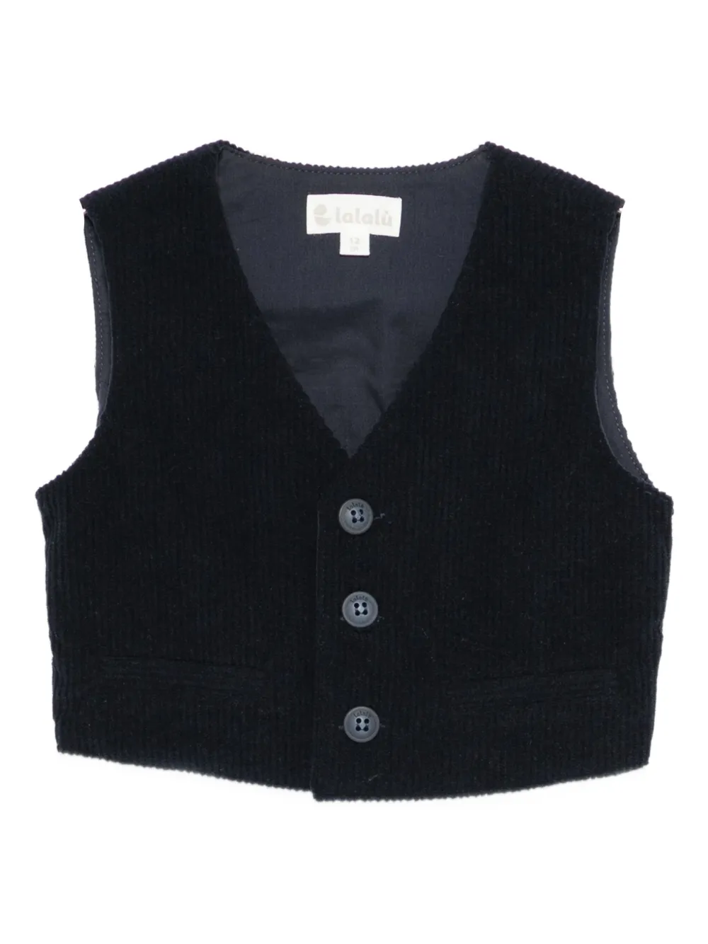 LALALU Weste aus Cord | Blau | Image 1