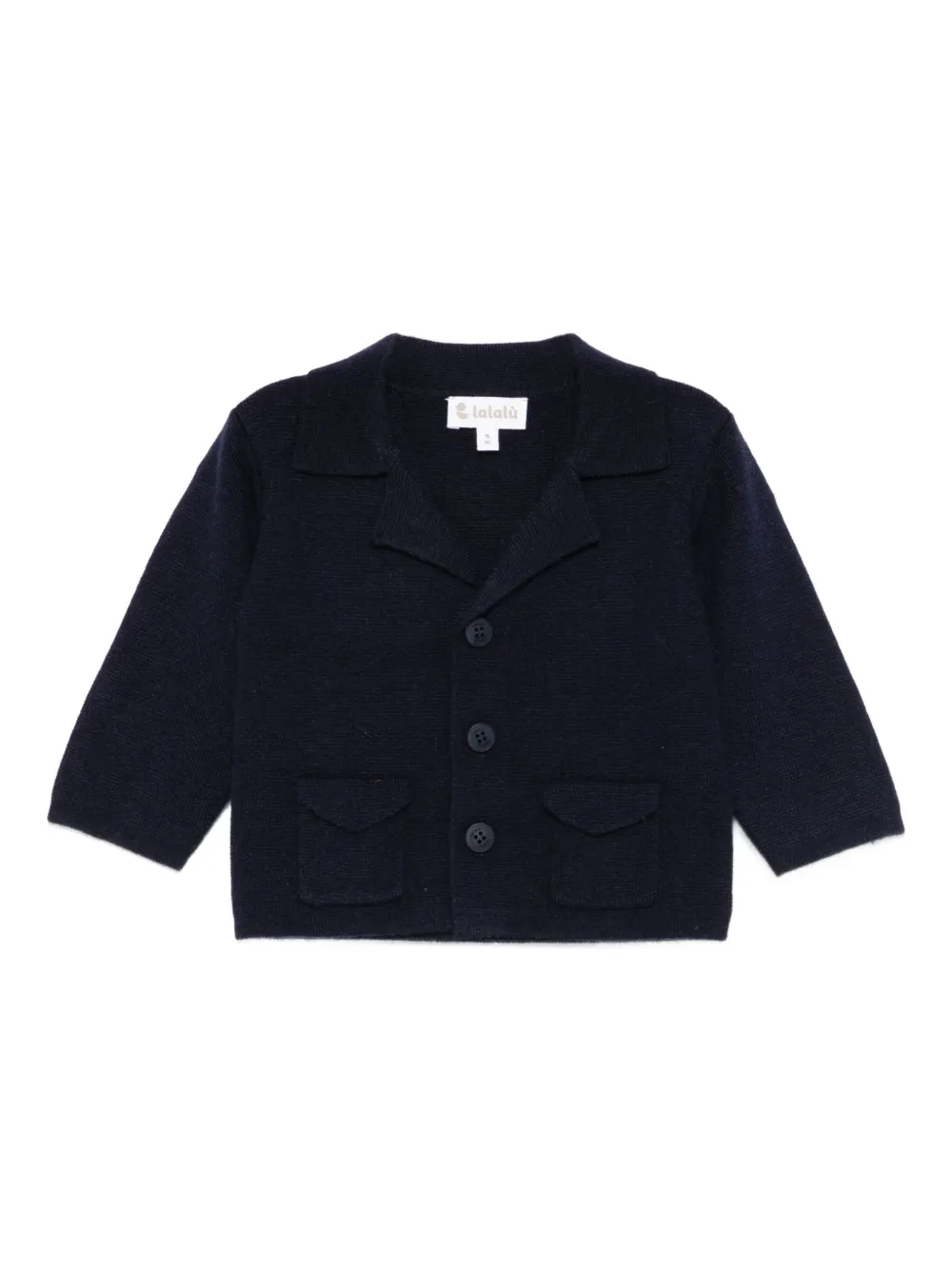 LALALU pocket cardigan - Blu