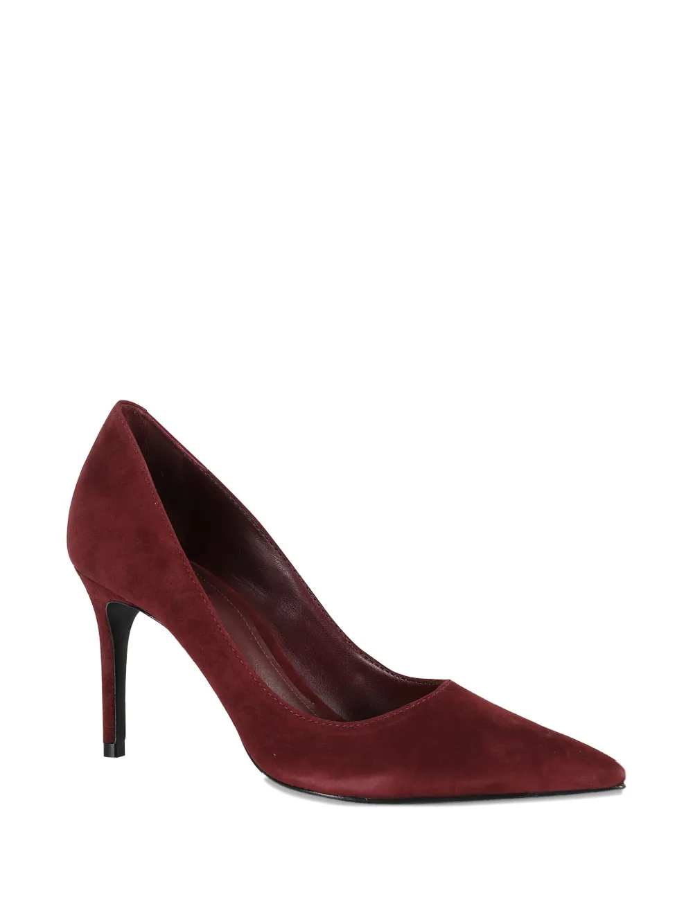 Schutz 100mm Ines Pointed-toe Pumps In Burgundy