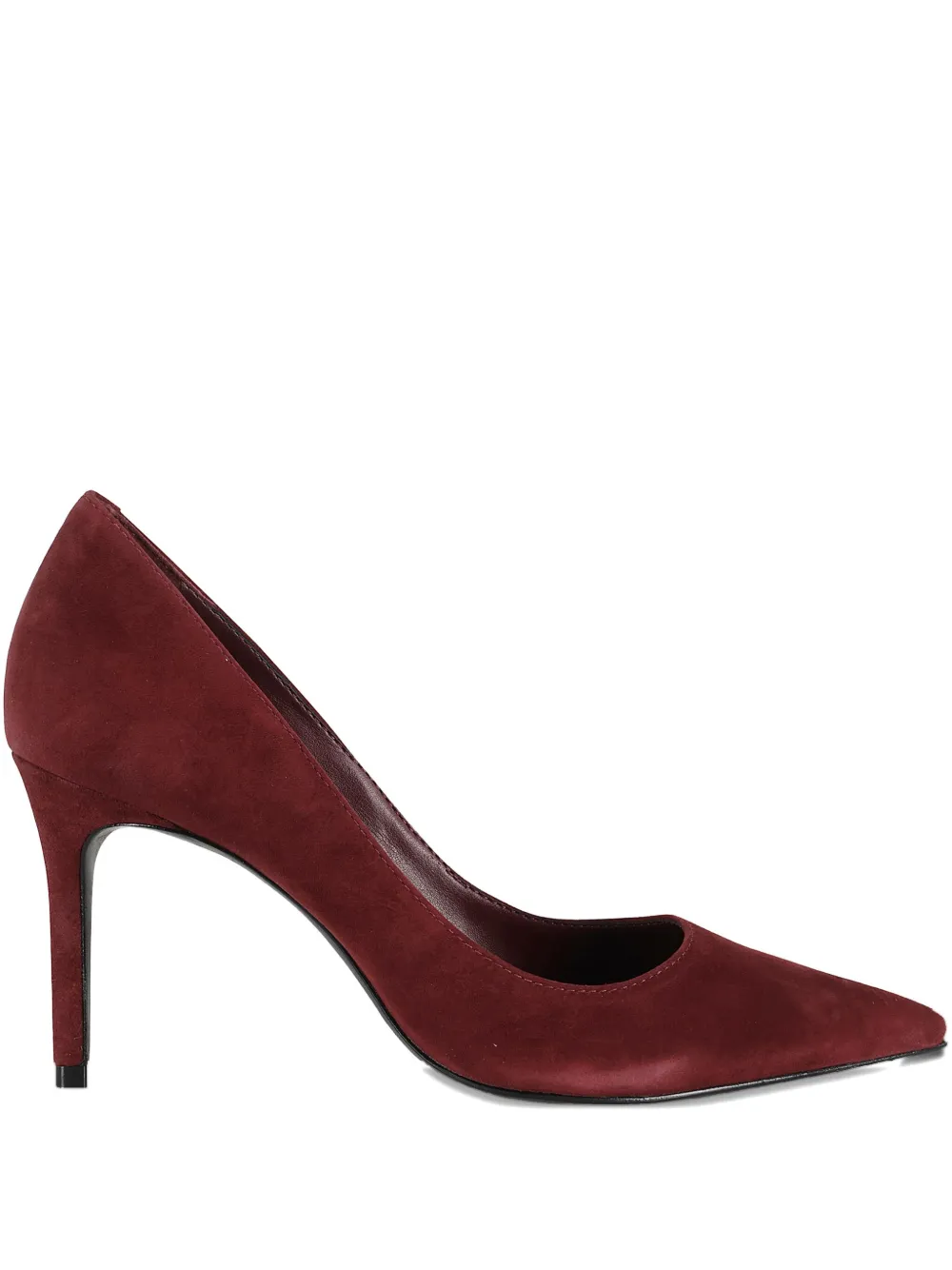 Schutz 100mm Ines Pointed-toe Pumps In Burgundy