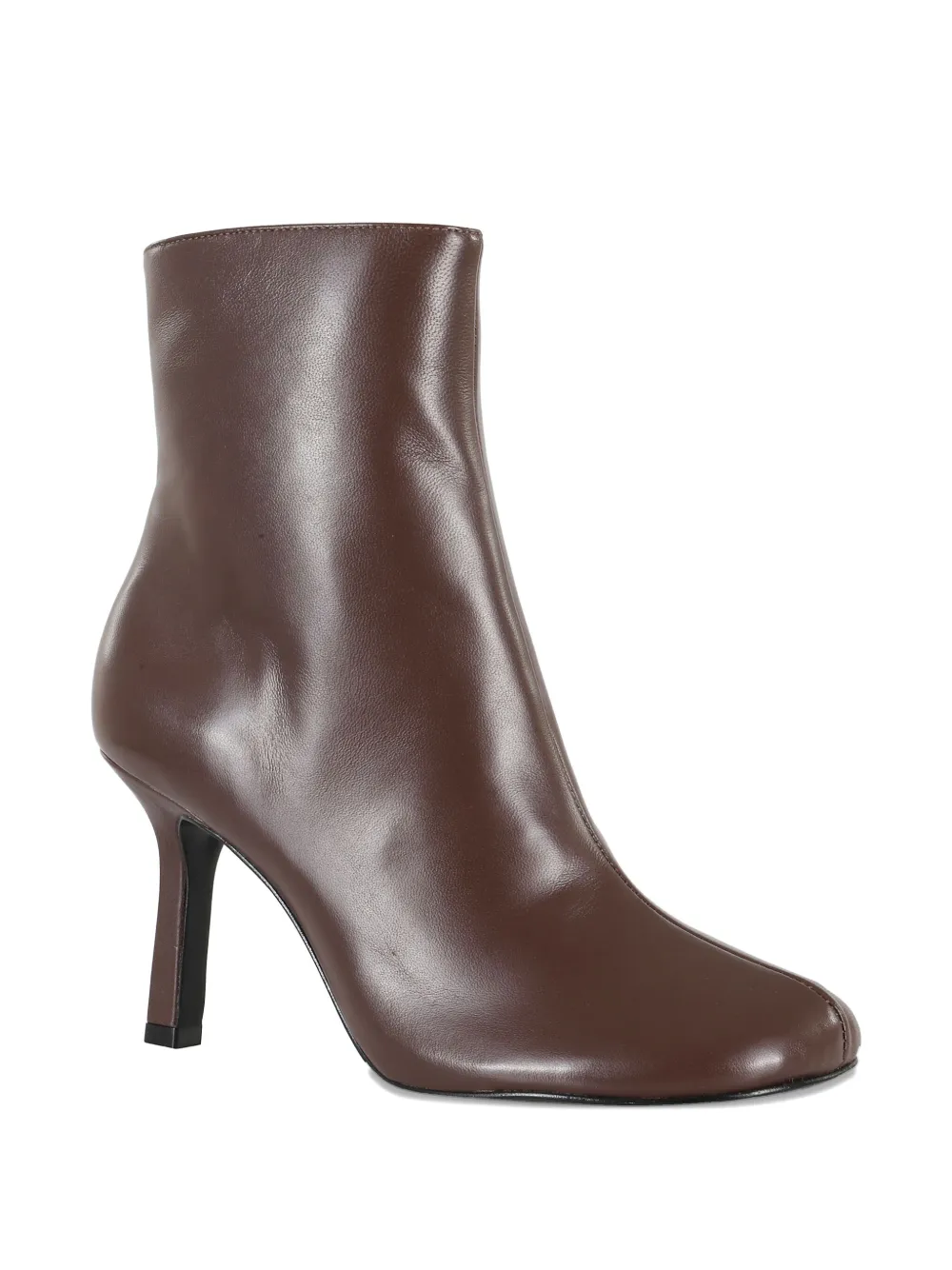 Schutz 85mm Brielle leather square-toe boots | Ankle Boots | Image 2