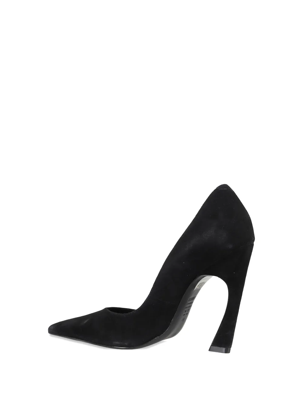 Schutz Curved-heel Pointed-toe Pumps In Black