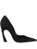 Schutz curved-heel pointed-toe pumps - Black