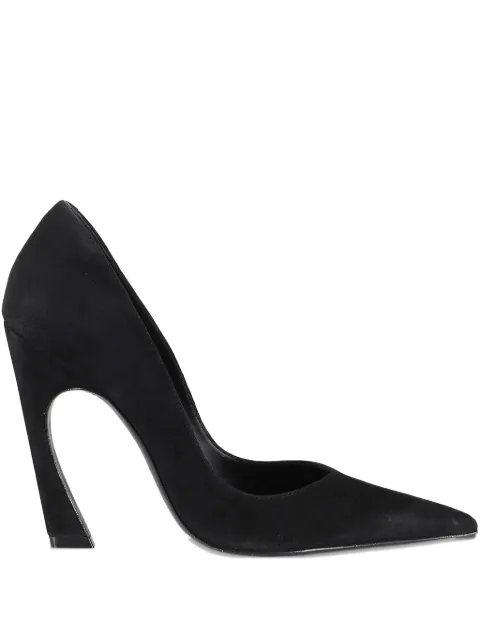 Schutz curved-heel pointed-toe pumps